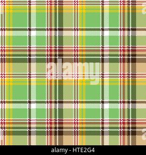 Plaid vert texture pixel couleur transparente tissu madras. Vector illustration. Illustration de Vecteur