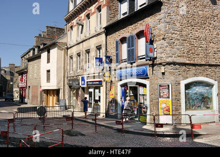 Bureau de tabac dans la ville de Saint Brieuc, Bretagne Banque D'Images