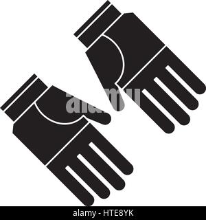 Pictogramme protection gants de jardinage Illustration de Vecteur