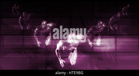 Réseau système avec temps de réponse Super Rapide Concept Banque D'Images