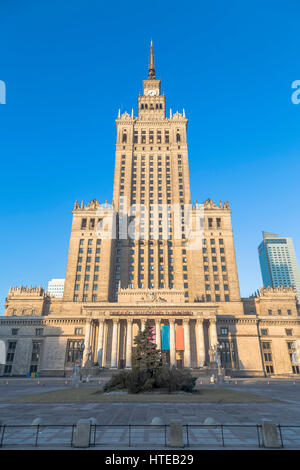 Palais de la Culture et de la science. Varsovie. Pologne Banque D'Images