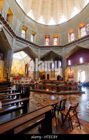 NAZARETH, ISRAËL - Apr 05, 2015 : l'église de l'Annonciation, à Nazareth, Israël Banque D'Images