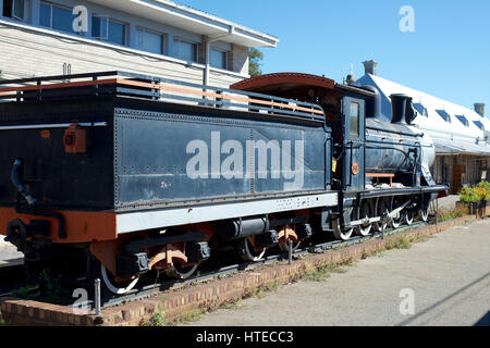 Chemins de fer d'Afrique du Sud 4-8-0 de classe 7 1892 locomotive à vapeur de l'Union européenne pré-ère dans le Cap de Bonne Espérance. Midland no. 345, no R-S 976, plinthed Banque D'Images