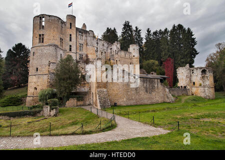 Château de Beaufort à Luxembourg. Banque D'Images