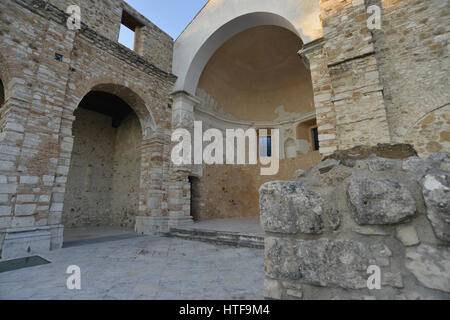 Irpinia, 2014, Conza Vecchia Banque D'Images