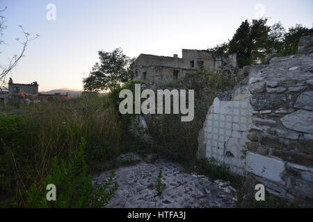 Irpinia, 2014, Conza Vecchia Banque D'Images