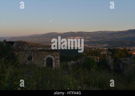 Irpinia, 2014, Conza Vecchia Banque D'Images