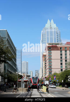 AUSTIN, TEXAS - Mar 8, 2017 South by Southwest SXSW : musique, film, annuelle et conférence interactive et festival à Austin, Texas. Banque D'Images