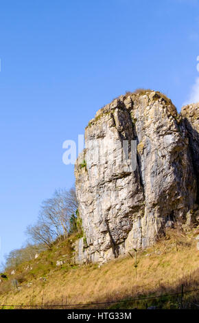 Les falaises de Cheddar Gorge Somerset England UK Banque D'Images