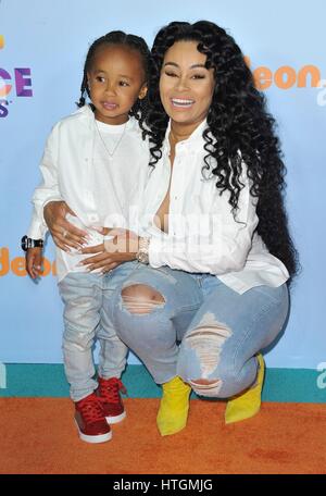 Los Angeles, CA, USA. Mar 11, 2017. Chyna Blac aux arrivées de Nickelodeon's Kids' Choice Awards 2017 - Arrivées, l'USC Galen Center, Los Angeles, CA, 11 mars 2017. Credit : Elizabeth Goodenough/Everett Collection/Alamy Live News Banque D'Images