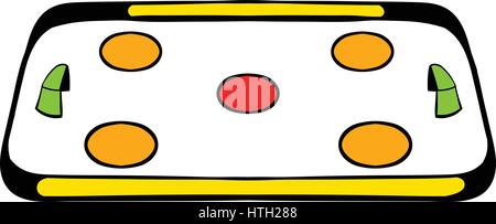 Patinoire de hockey sur glace, l'icône icône cartoon Illustration de Vecteur