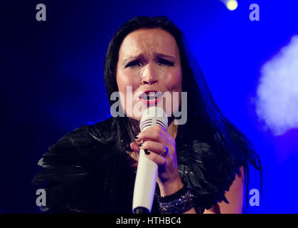 Tarja effectuant à Manchester 9 Mars 2017 Banque D'Images