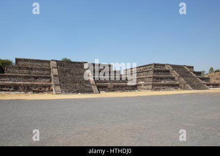 Teotihuacan, la vallée du Mexique, État de Mexico. Banque D'Images