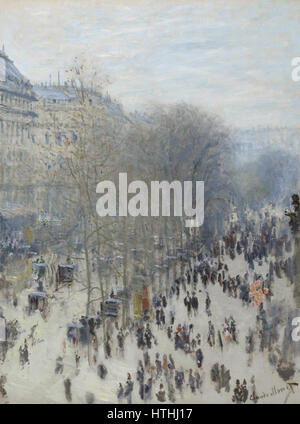 Claude Monet, 1873-1874, Boulevard des Capucines, huile sur toile, 80,3 x 60,3 cm, Nelson-Atkins Museum of Art, Kansas City Banque D'Images