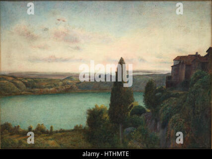 John William Waterhouse - Le lac de Nemi Banque D'Images