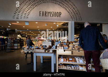 Les Services de Gloucester à Farmshop Banque D'Images