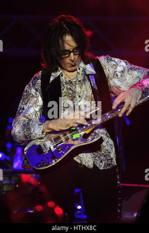 Le guitariste américain, Steve Vai, l'exécution de Steve, Steven Siro Vai, Whitesnake (1989 - 1991), Despistaos, 6,06. 1960 Carle Place, guitariste, musique, Banque D'Images