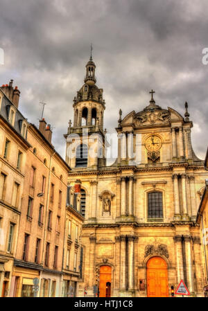 Vue sur cathédrale de Nancy - Lorraine, France Banque D'Images