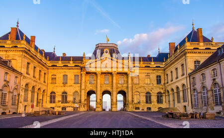 Le château de Lunéville en soirée - Lorraine, France Banque D'Images