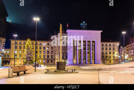 Monument de la libération en face de Landhaus à Innsbruck - Autriche Banque D'Images