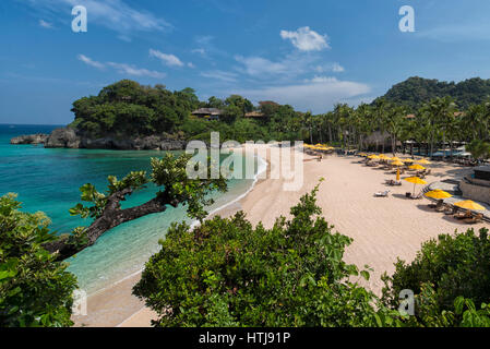 Beach Resort Shangri-La Boracay, Philippines Banque D'Images