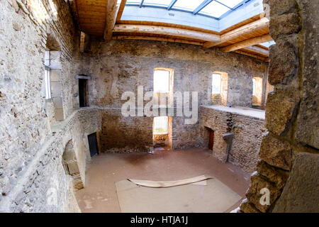 Chateau d'Essalois à Chambles près de Saint-Etienne, France Banque D'Images