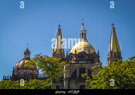 La Cathédrale de Guadalajara - Guadalajara, Jalisco, Mexique Banque D'Images