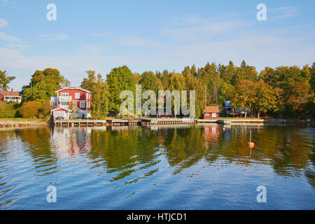 Halleberg Hallberg, île de l'archipel de Stockholm, Suède, Scandinavie Banque D'Images