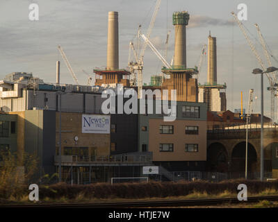 Réaménagement de Battersea Power Station Banque D'Images