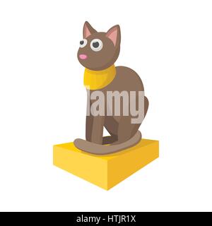 L'icône de chat, cartoon style Illustration de Vecteur