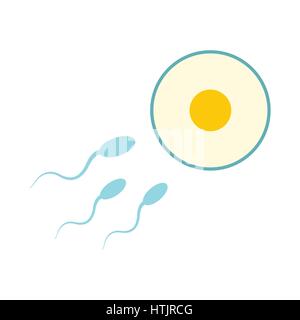 L'icône du sperme de donneur Illustration de Vecteur