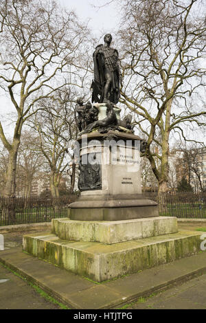 STATUE DE FRANCIS RUSSELL 5ème duc de Bedford, Russell Square Banque D'Images