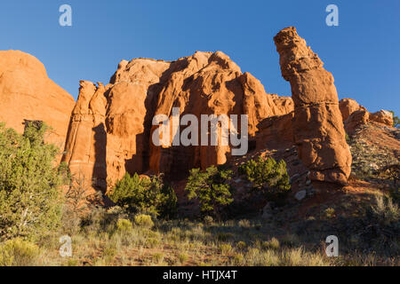 Tuyau sédimentaires rock formation, Kodachrome Basin State Park, Utah, USA Banque D'Images