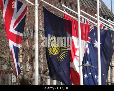 L'Abbaye de Westminster, Londres, Royaume-Uni. Mar 13, 2017. Le Service du Commonwealth a lieu à l'abbaye de Westminster à 15h15 le lundi 13 mars 2017 Crédit : Nastia M/Alamy Live News Banque D'Images