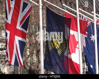 L'Abbaye de Westminster, Londres, Royaume-Uni. Mar 13, 2017. Le Service du Commonwealth a lieu à l'abbaye de Westminster à 15h15 le lundi 13 mars 2017 Crédit : Nastia M/Alamy Live News Banque D'Images