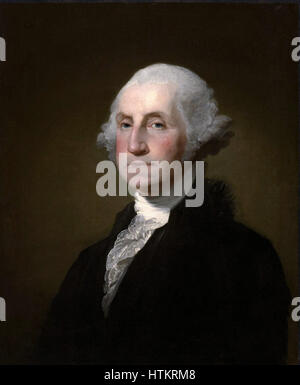 Gilbert Stuart Williamstown Portrait de George Washington Banque D'Images