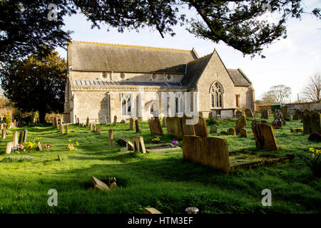 L'église de St Jacques le Majeur, à l'Ouest Hanney, Oxfordshire, Wantage Banque D'Images