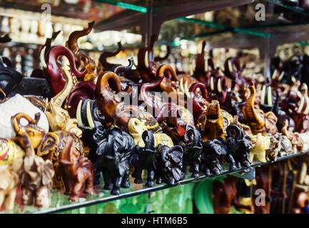 Belle photo de boutiques de souvenirs dans le quartier arabe Banque D'Images