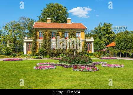 Maison dans la société Jardin de Göteborg Banque D'Images