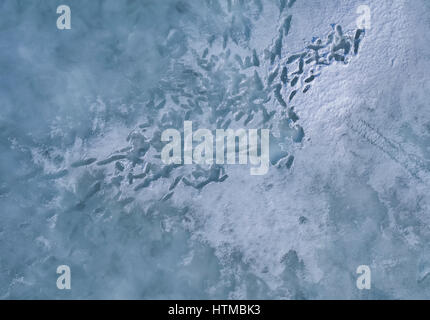 Glace de fond Banque D'Images