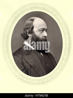 Robert Arthur Talbot Gascoyne Cecil, 3e marquis de Salisbury (1830-1903) homme politique conservateur britannique. Premier ministre 1885, 1886, 1895-1902, à l'époque où il était secrétaire d'État pour l'Inde. À partir de 'hommes de Mark', Londres, 1877. Banque D'Images