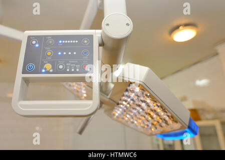Système LED lights chirurgicale en salle d'opération Banque D'Images