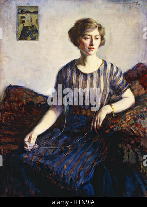 Leon Kroll - Tess Kroll Pergament, la soeur de l'artiste, 1912 Banque D'Images