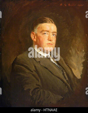 Sir Ernest Henry Shackleton (1921 portrait-2) Banque D'Images