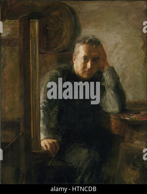 Susan Macdowell Eakins - Portrait de Thomas Eakins Banque D'Images