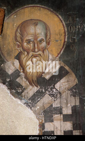 Peintures dans l'église de la Théotokos Peribleptos Ohrid de 0291 Banque D'Images