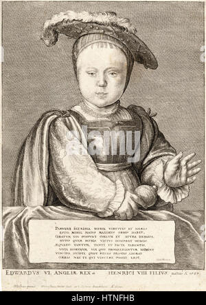 Place Wenceslas Hollar - Edward VI Banque D'Images