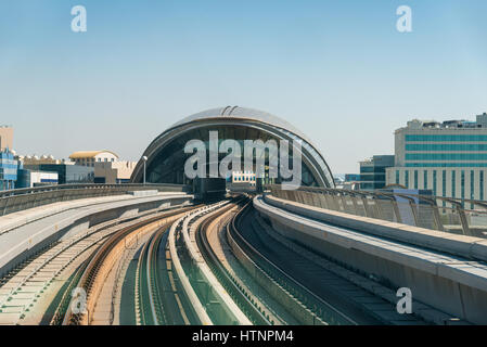 La station de train urbain et de la voie Banque D'Images