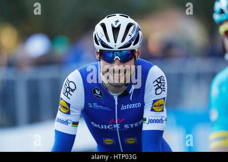 L'Oman. Mar 13, 2017. 52ème Tirreno - Adriatico Etape 06 : Ascoli Piceno - Civitanova Marche Boonen Tom (BEL) Parquet Quickstep Photo : Cronos/Yuzuru Sunada Crédit : Cronos Foto/Alamy Live News Banque D'Images