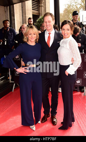 Londres, Royaume-Uni. 14Th Mar, 2017. Louise Minchin, Dan Walker, Sally Nugent assistant à la REMISE DES PRIX 2017 TRIC au Grosvenor House Hotel Park Lane Londres mardi 14 mars 2017. Crédit : Peter Phillips/Alamy Live News Banque D'Images